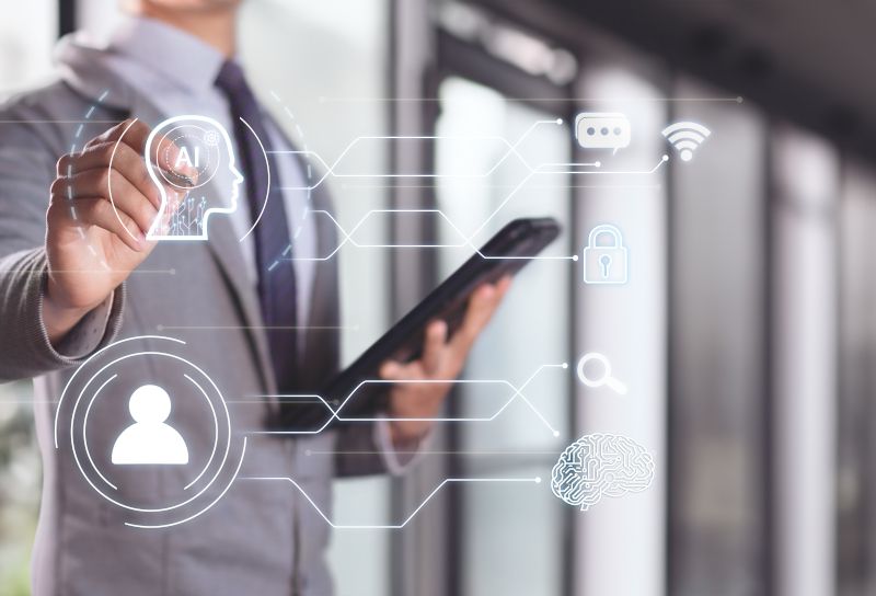 Concepto de implantación de programas con inteligencia artificial.